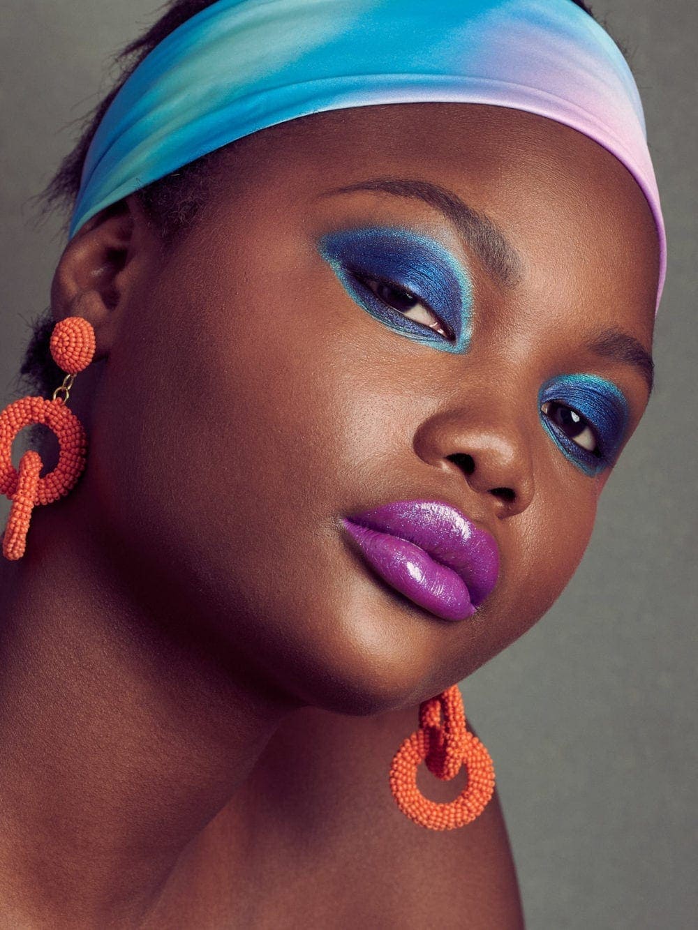 Emblazoned - beauty editorial Image for Ellements magazine photographed by London beauty photorapher John Sansom