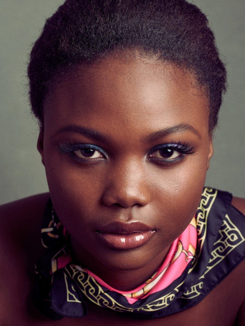 Emblazoned - beauty editorial Image for Ellements magazine photographed by London beauty photorapher John Sansom