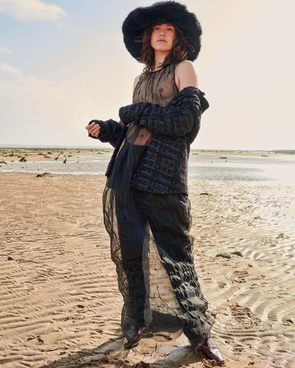 John Sansom Fashion Photography L'Officiel magazine editorial with Anna Nevala