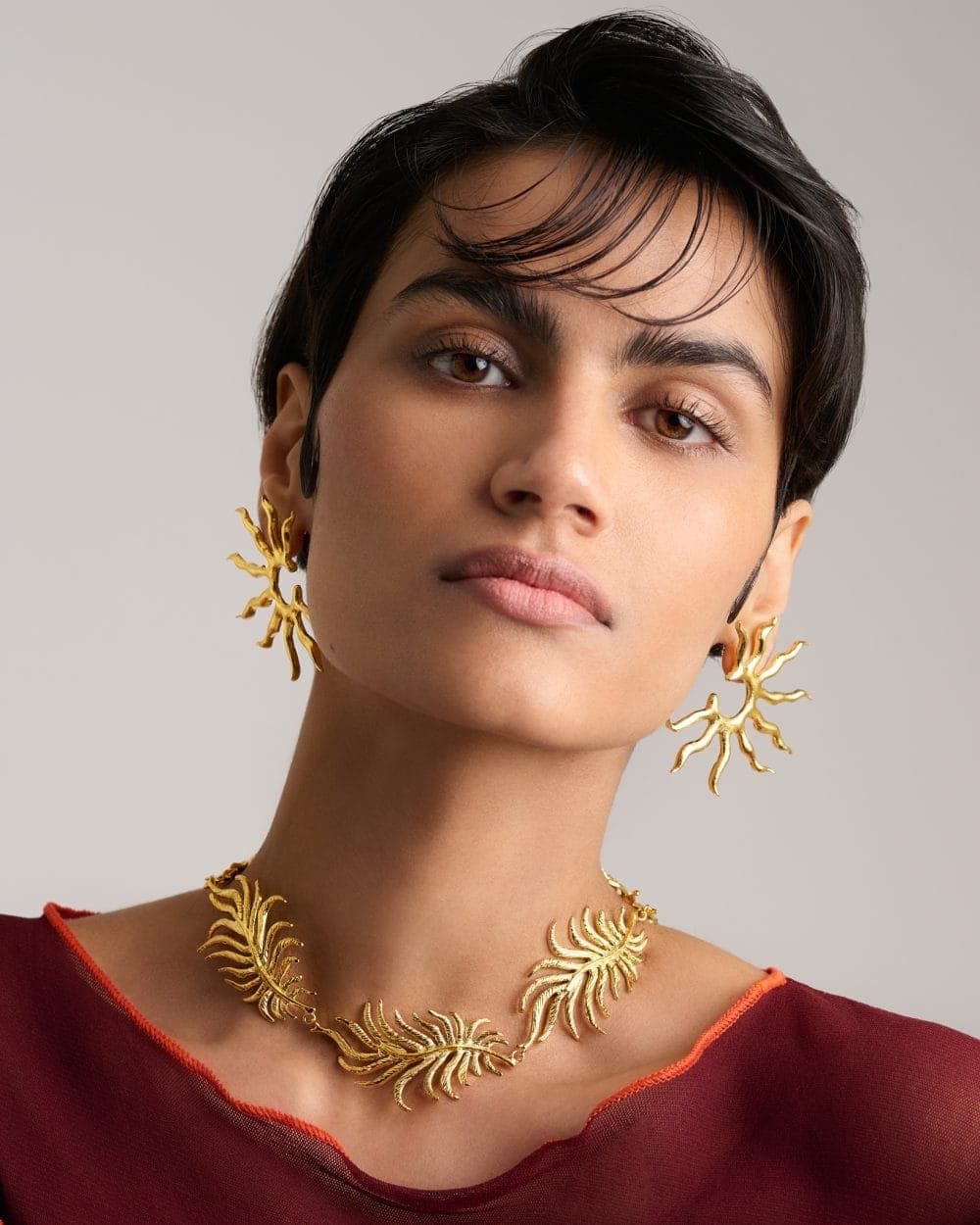 A Touch of Gold - Grazia Pakistan - by John Sansom Beauty Photographer in London