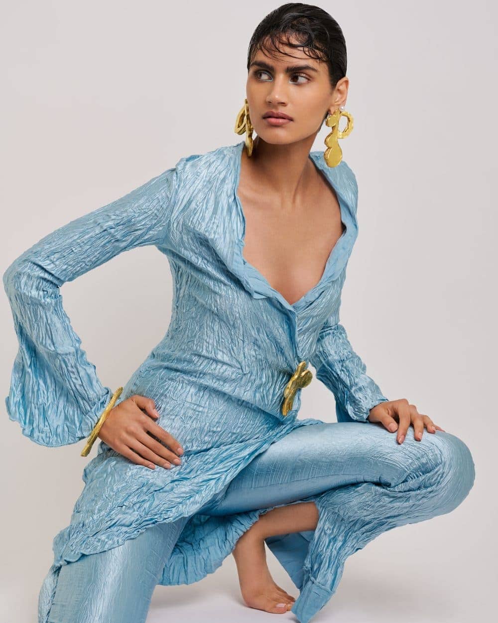 A Touch of Gold - Grazia Pakistan - by John Sansom Beauty Photographer in London