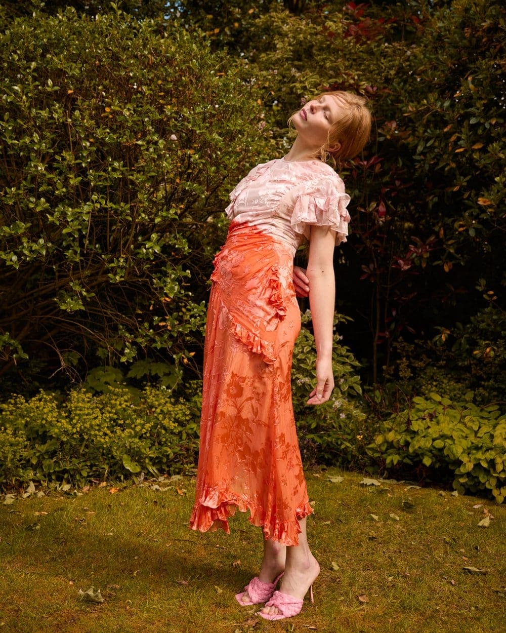 Fashion Photography John Sansom for Phoenix Magazine garden