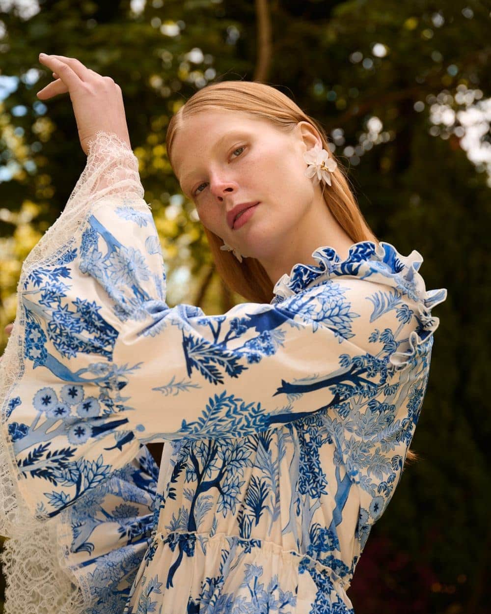 John Sansom Fashion Photography London Giambattista Valli garden