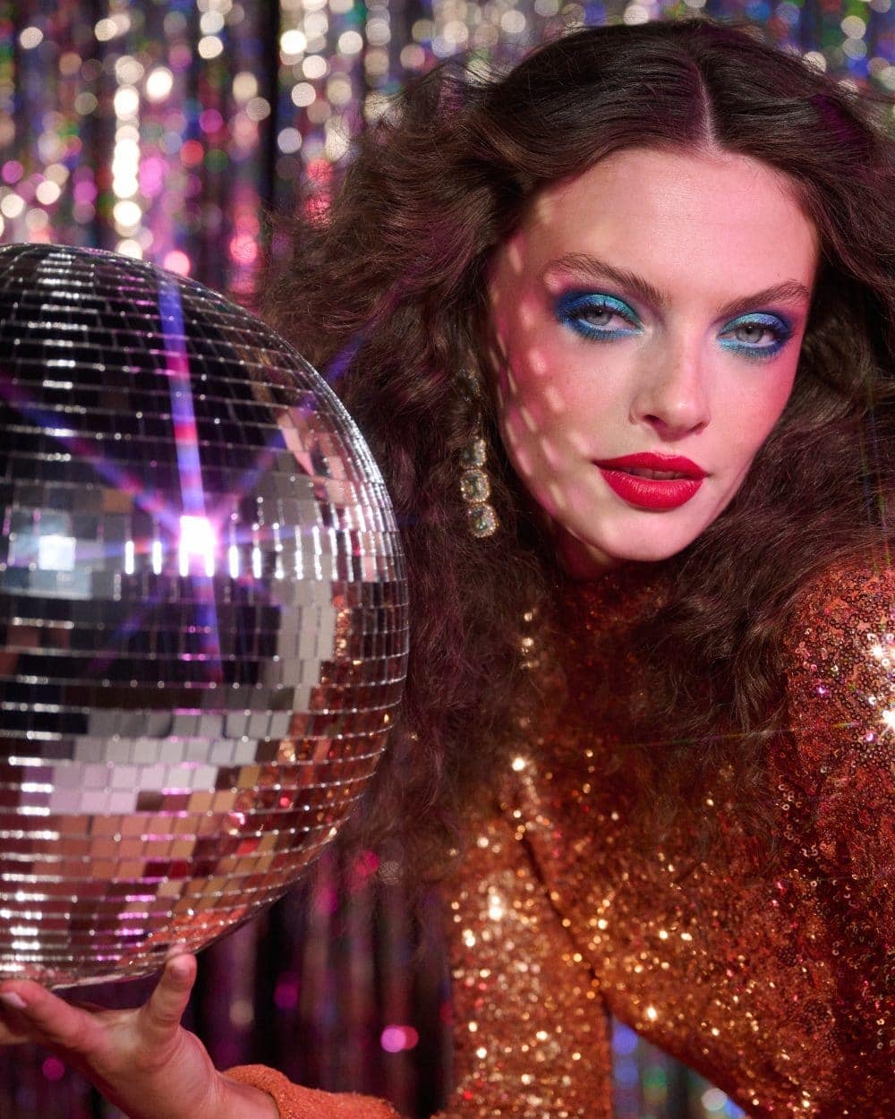 Sallyanne Clarke for ELLE Croatia in Disco Dreamer, a super fun editorial story for party season by fashion photographer John Sansom