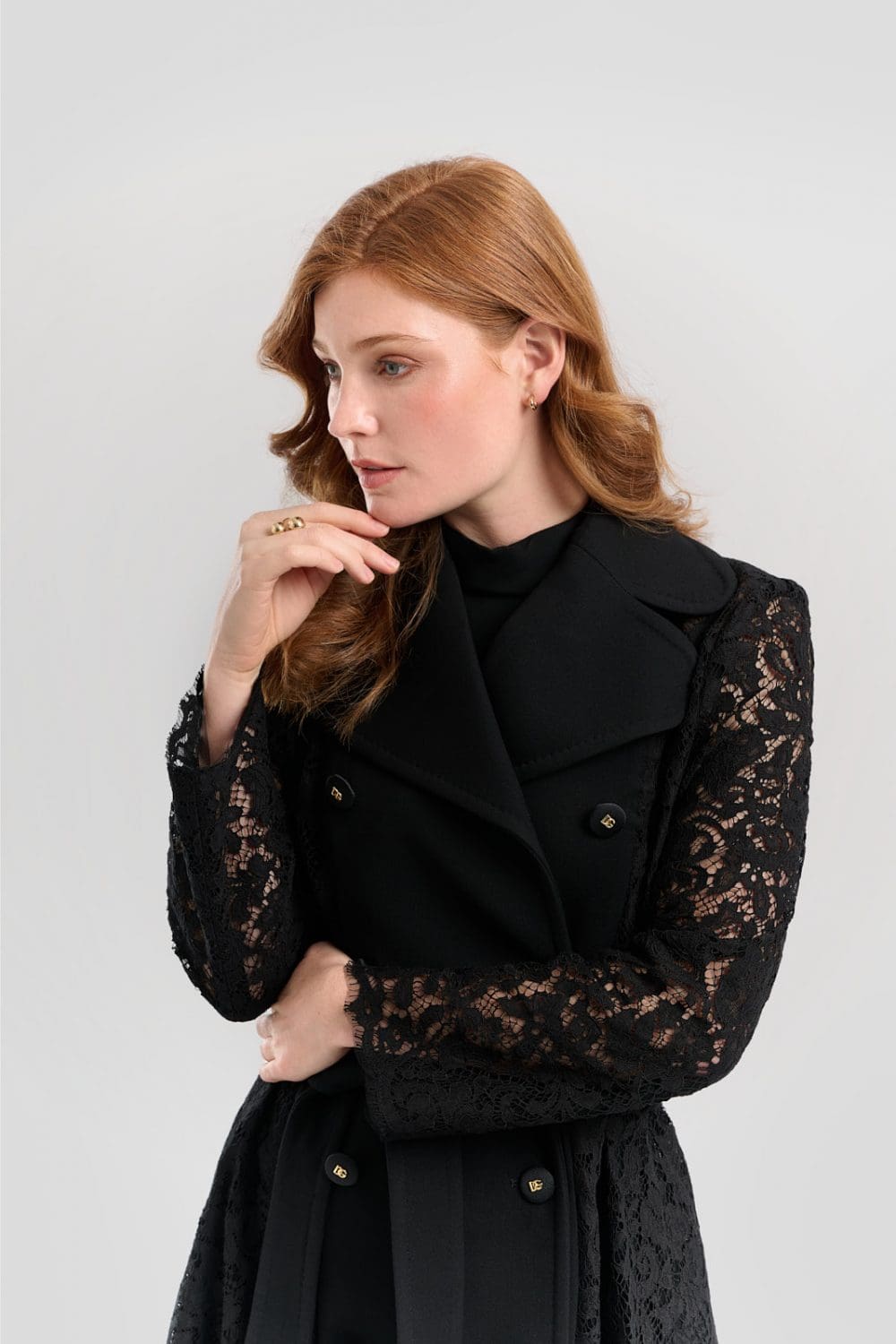 Dolce & Gananna Jacket worn by red head woman