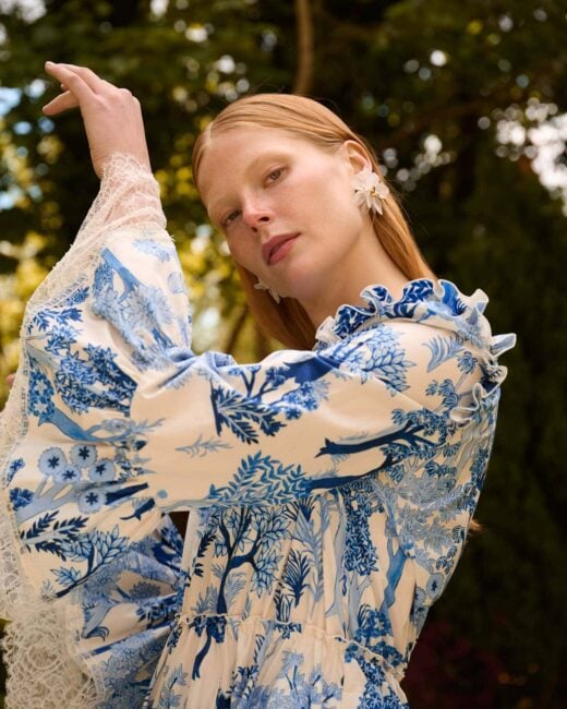 John Sansom Fashion Photography London Giambattista Valli garden