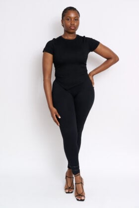 Model polaroids example photographed in London